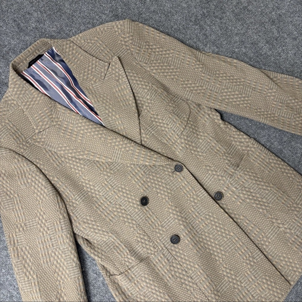 Giorgio Armani Men’s Beige/Brown Blazer Sz IT 52